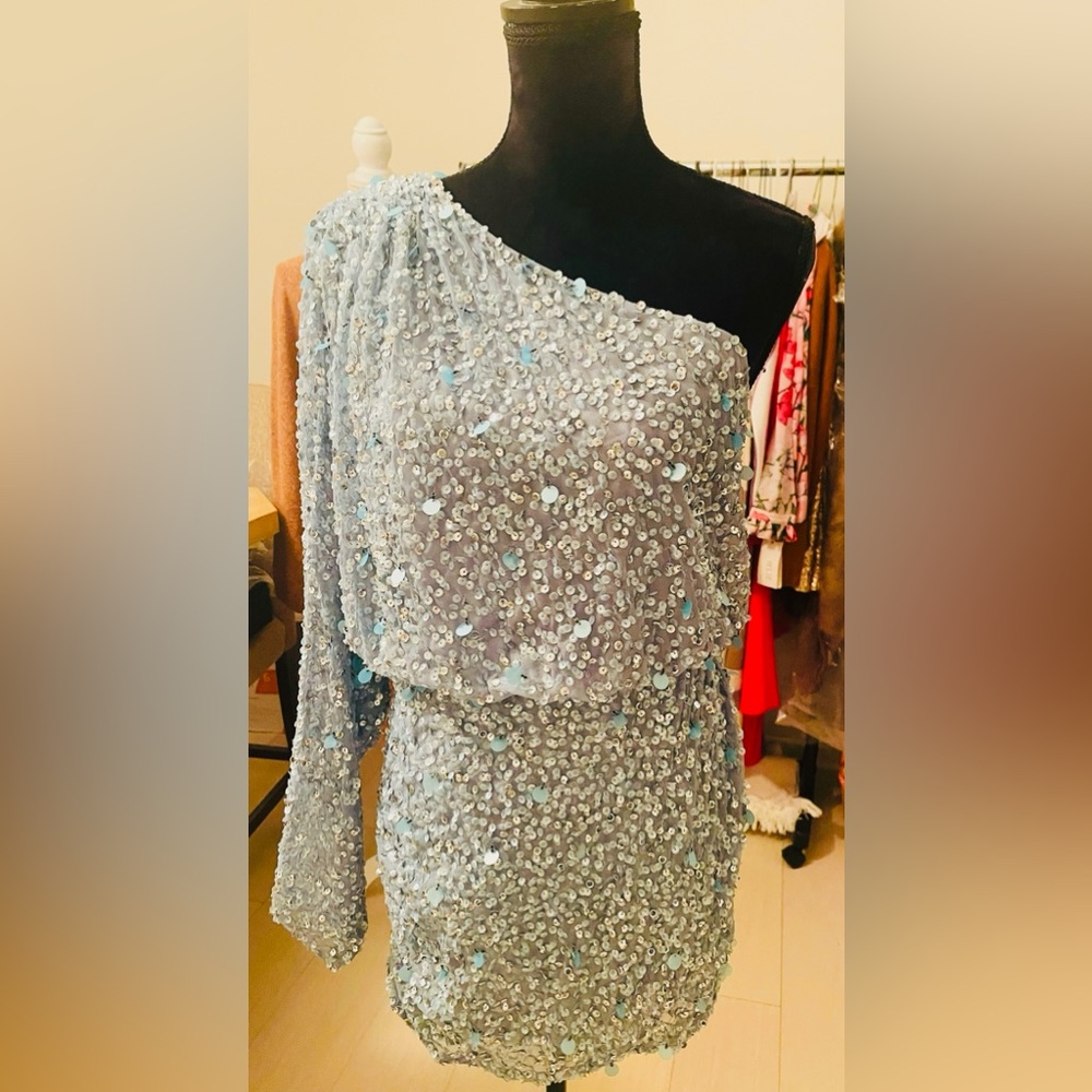 Embellished  Mini Dress